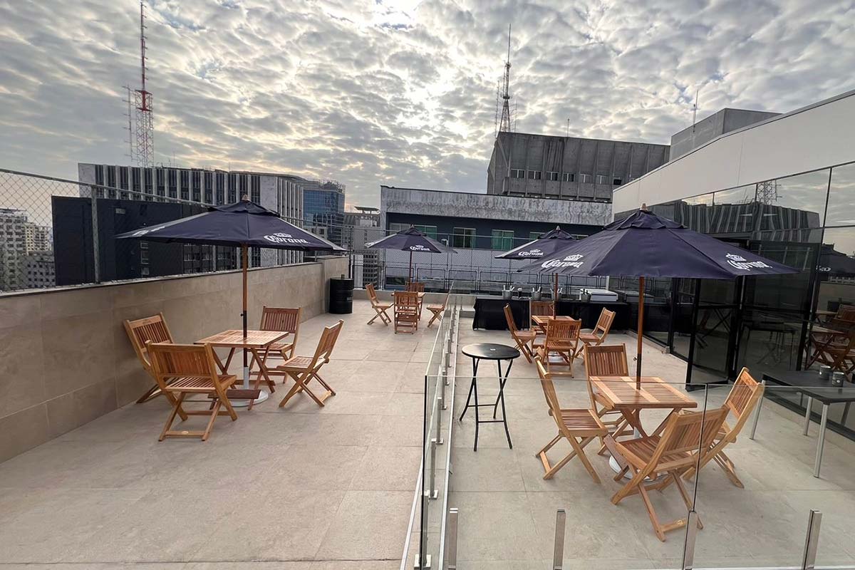 Área de convivência na Paulista 688